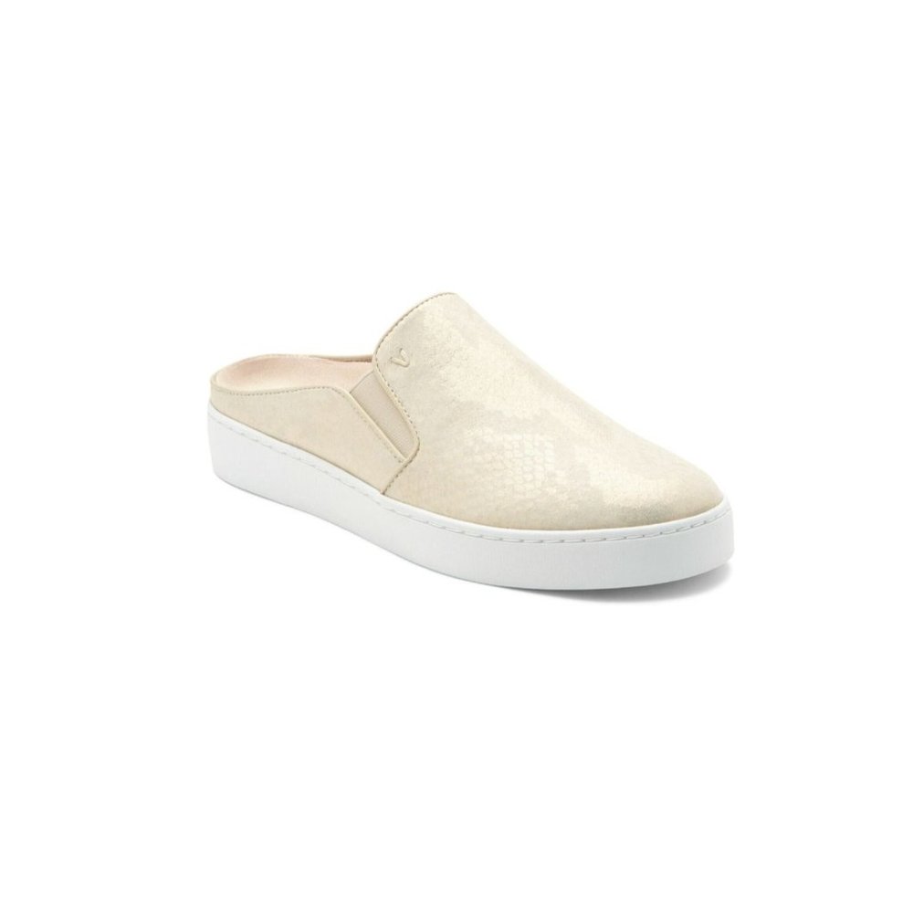 Vionic Women's Splendid Dakota Slip-On Mule, Gold size 7 M